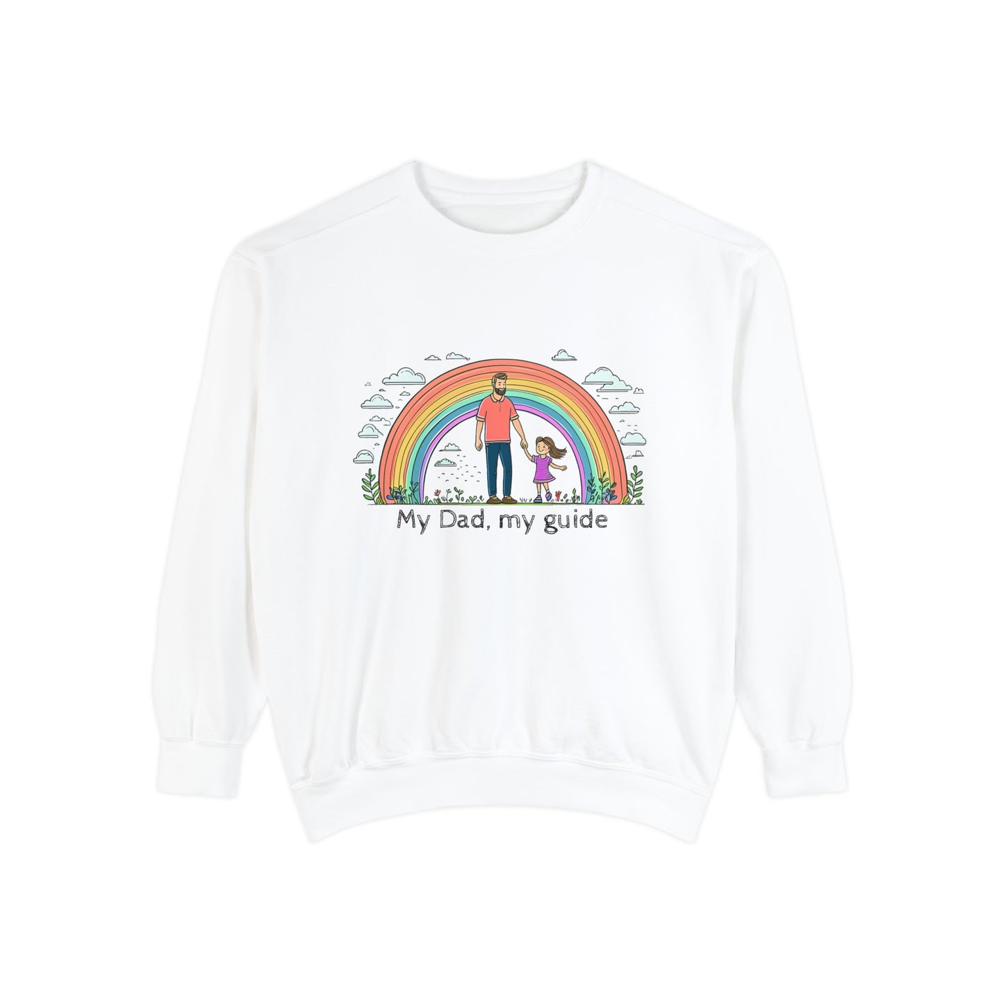 The Superhero.Unisex Garment-Dyed Sweatshirt
