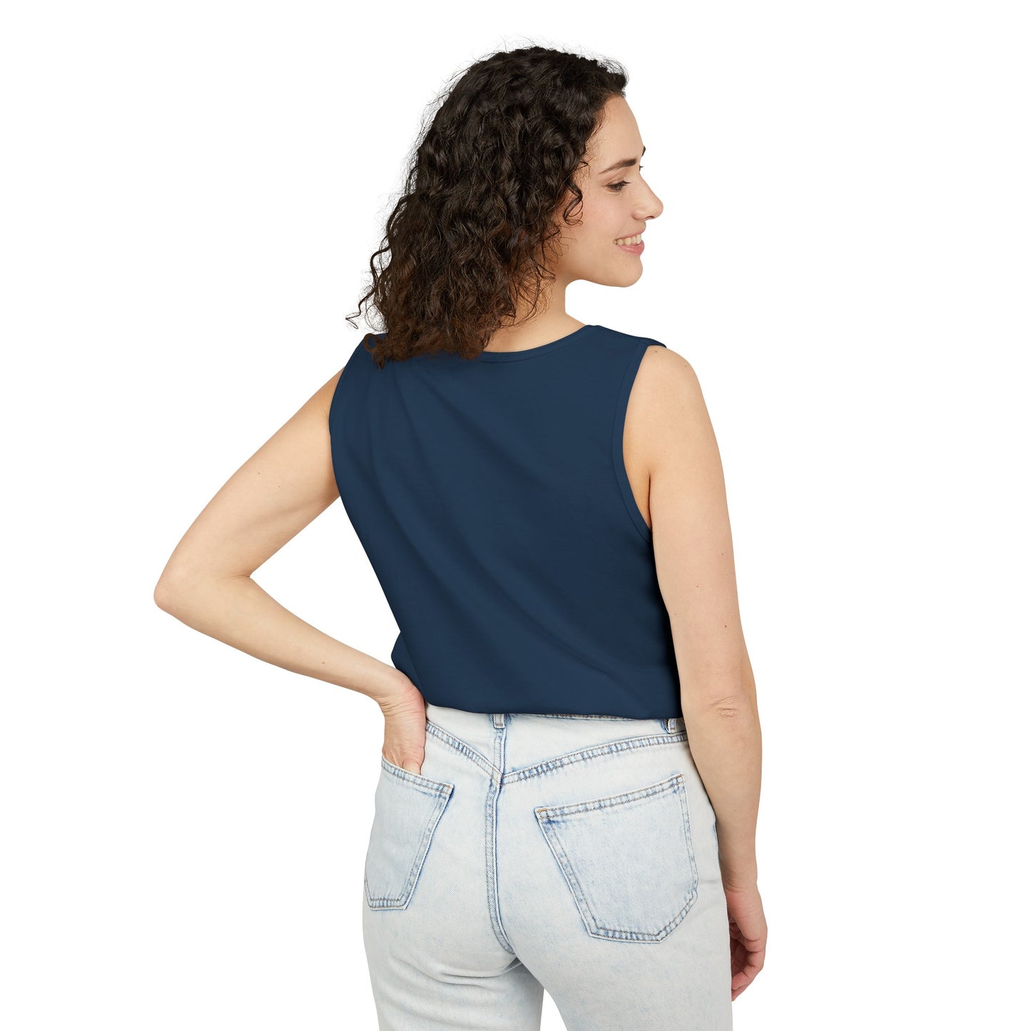 Flower Collections Unisex Garment-Dyed Tank Top