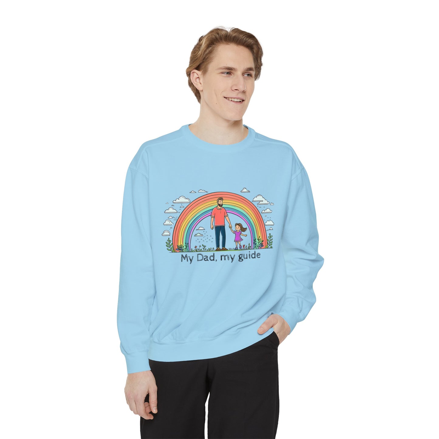 The Superhero.Unisex Garment-Dyed Sweatshirt