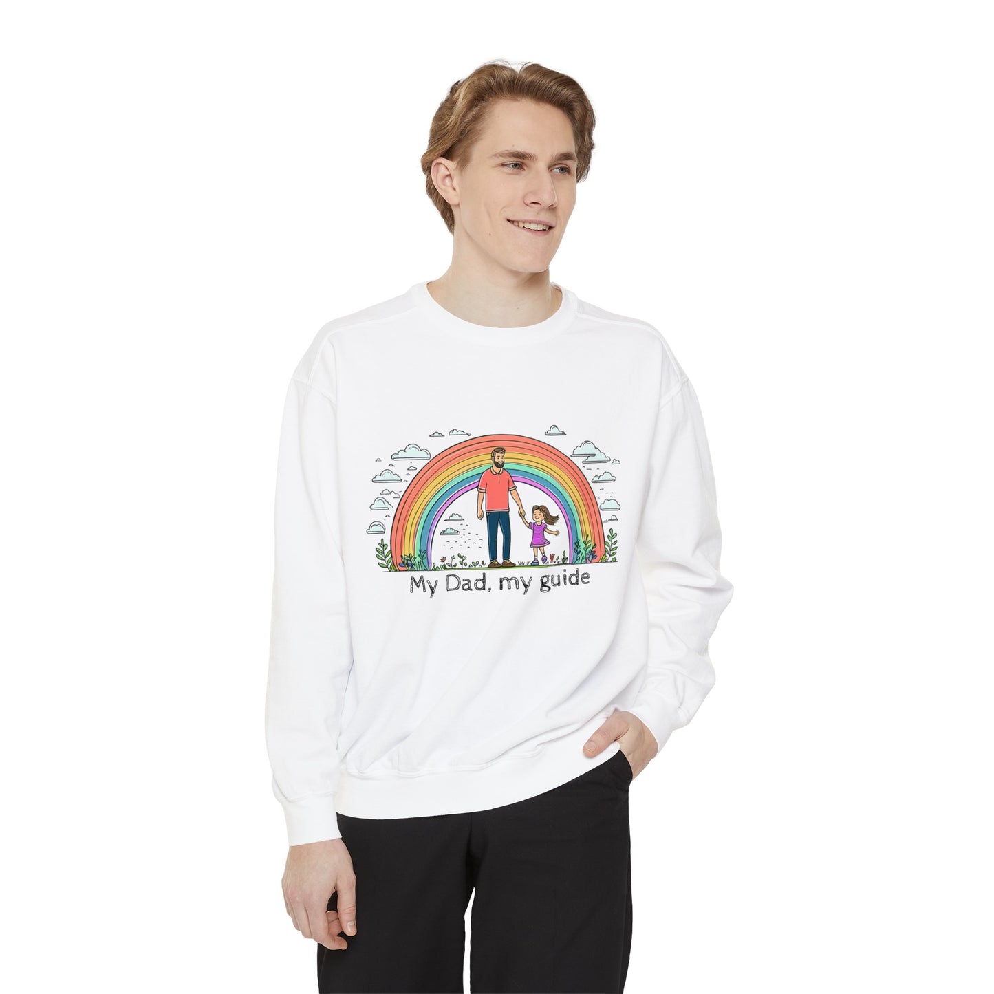 The Superhero.Unisex Garment-Dyed Sweatshirt