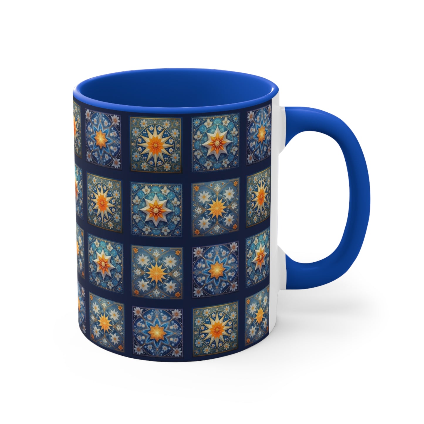 BLUE. 11oz Accent Mug