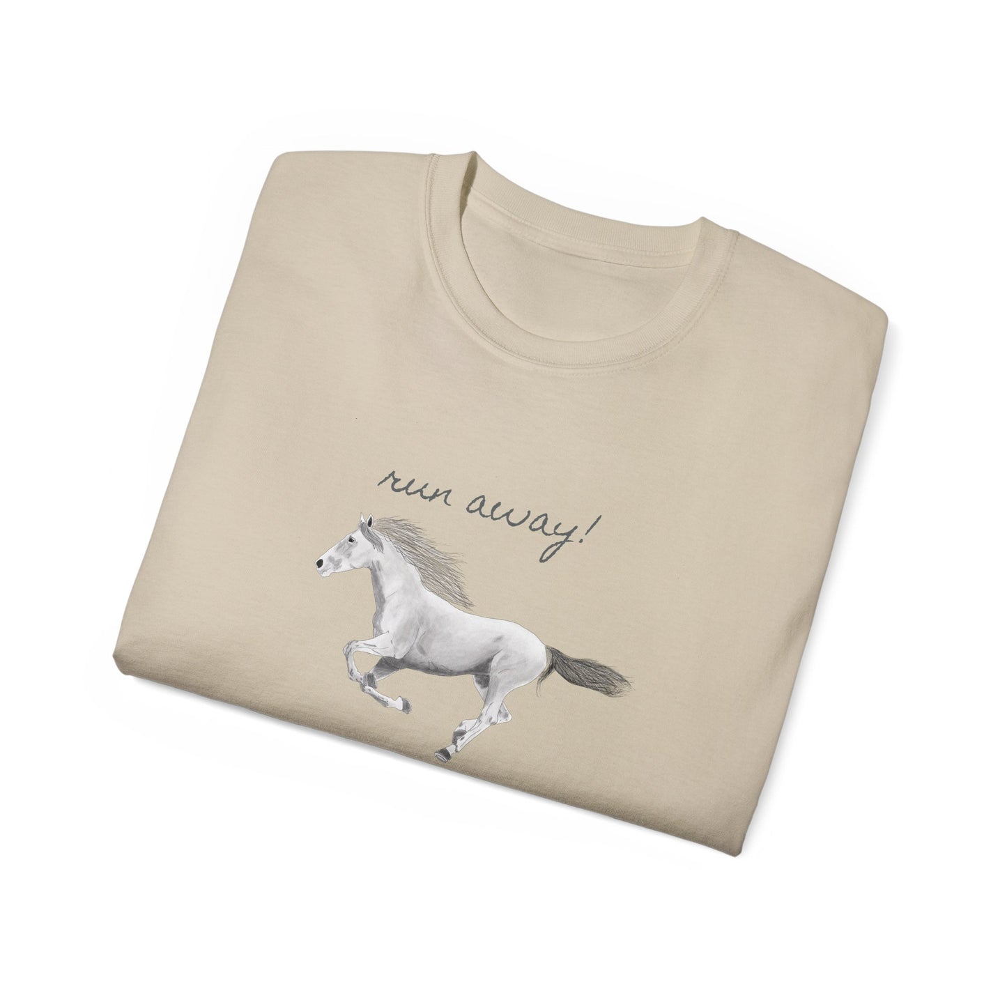 Run away! VV2 Drawings Collection. Unisex Ultra Cotton Tee