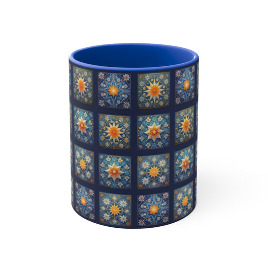 BLUE. 11oz Accent Mug