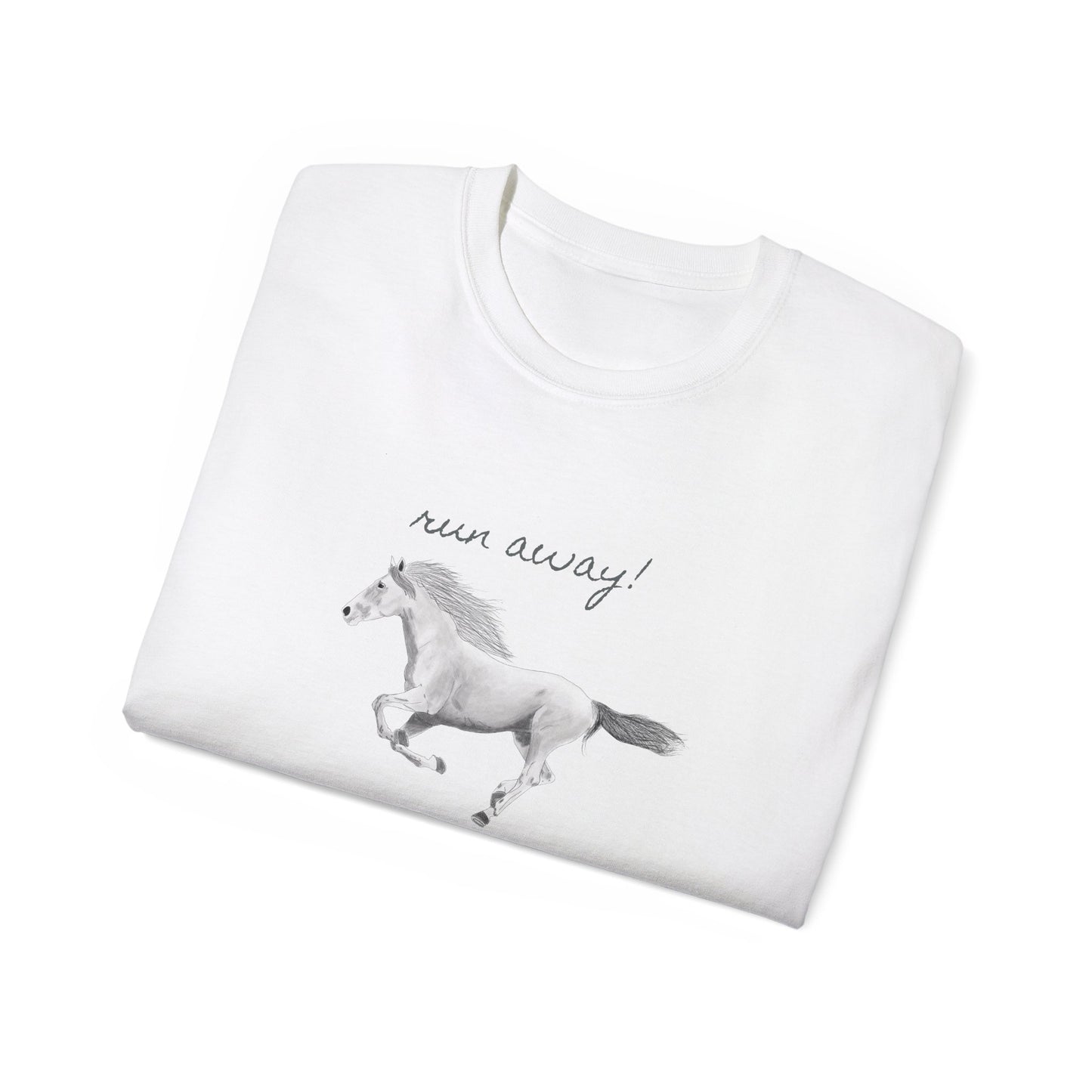 Run away! VV2 Drawings Collection. Unisex Ultra Cotton Tee