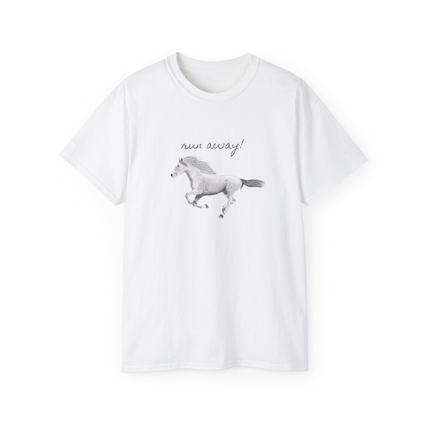 Run away! VV2 Drawings Collection. Unisex Ultra Cotton Tee